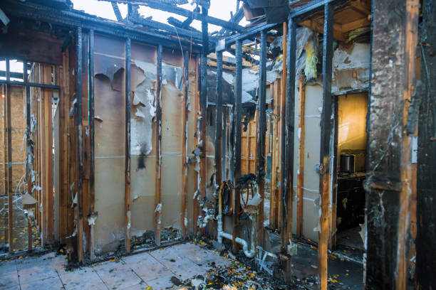 Professional Fire Damage Restoration technician working in Doraville, GA